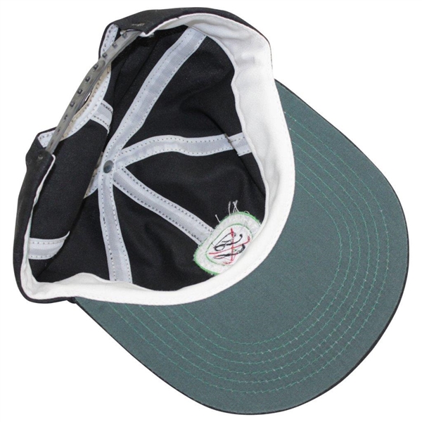 Payne Stewart Personal PS Crossed Clubs Logo Hat - Black with Green/White