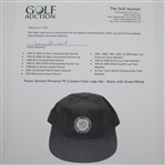 Payne Stewart Personal PS Crossed Clubs Logo Hat - Black with Green/White