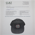 Payne Stewart Personal PS Crossed Clubs Logo Fitted Hat - Black with Red/Green