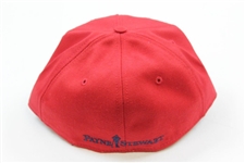 Payne Stewart Personal PS Crossed Clubs Logo Fitted Hat - Red with Navy/Green