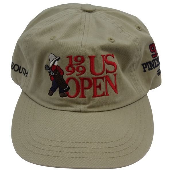 Payne Stewarts Personal 1999 US Open at Pinehurst #2 Khaki Hat - Bellsouth
