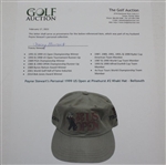 Payne Stewart's Personal 1999 US Open at Pinehurst #2 Khaki Hat - Bellsouth