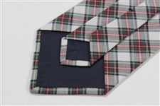 Payne Stewart's Personal 'Payne Stewart' with Gold Silhouette Logo Necktie - Red/Green/White