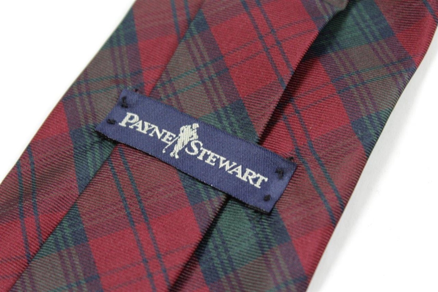 Payne Stewart's Personal 'Payne Stewart' Necktie - Plaid