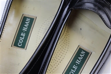 Payne Stewart's Pair of Cole Haan Pinch Tassel Black Slip-On dress Shoes with TPC Shoehorns