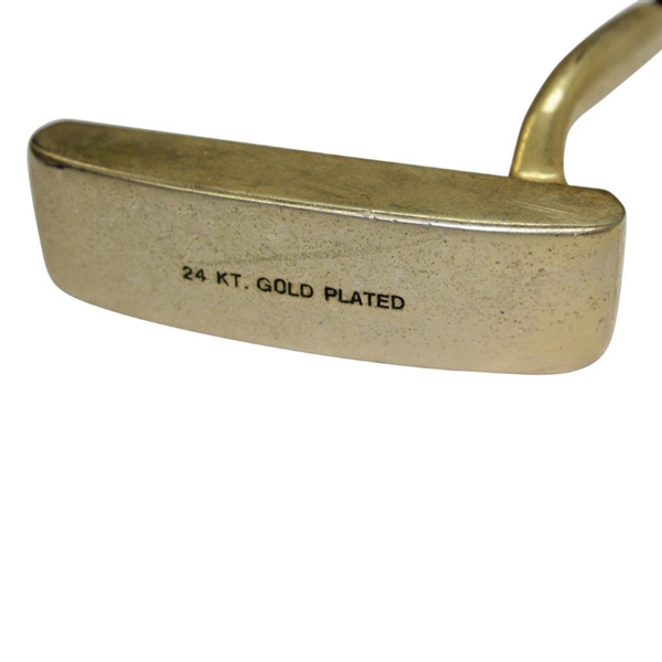 Payne Stewart's Custom Northwestern 24kt Gold Plated 'Payne Stewart' Putter - 34 1/2