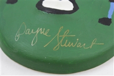 Payne Stewart's Custom Hand-Painted & Signed Golfer Themed Clay Mask JSA ALOA