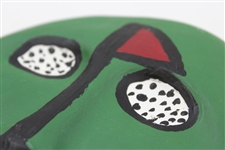 Payne Stewart's Custom Hand-Painted & Signed Golfer Themed Clay Mask JSA ALOA
