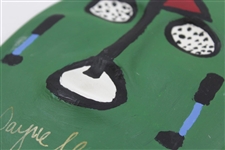 Payne Stewart's Custom Hand-Painted & Signed Golfer Themed Clay Mask JSA ALOA