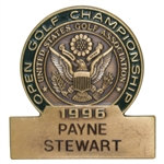 Payne Stewarts 1996 US Open at Oakland Hills Contestant Badge