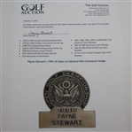 Payne Stewart's 1996 US Open at Oakland Hills Contestant Badge