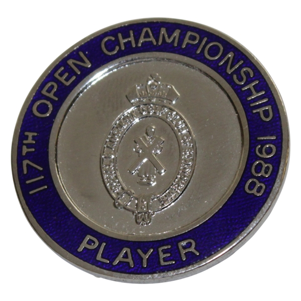 Payne Stewarts 1988 OPEN Championship at Royal Lytham Contestant Badge