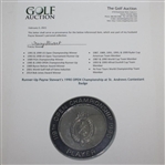 Runner-Up Payne Stewart's 1990 OPEN Championship at St. Andrews Contestant Badge