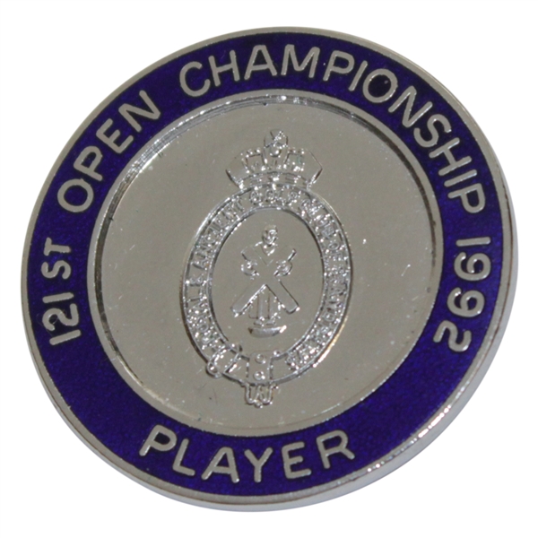 Payne Stewart's 1992 OPEN Championship at Muirfield Contestant Badge