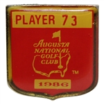 Payne Stewarts 1986 Masters Tournament Contestant Badge #73