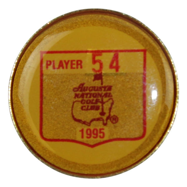 Payne Stewart's 1995 Masters Tournament Contestant Badge #54