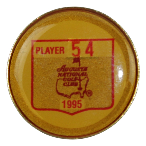 Payne Stewarts 1995 Masters Tournament Contestant Badge #54