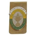 Payne Stewarts 1982 PGA Championship at Southern Hills Contestant Badge/Clip