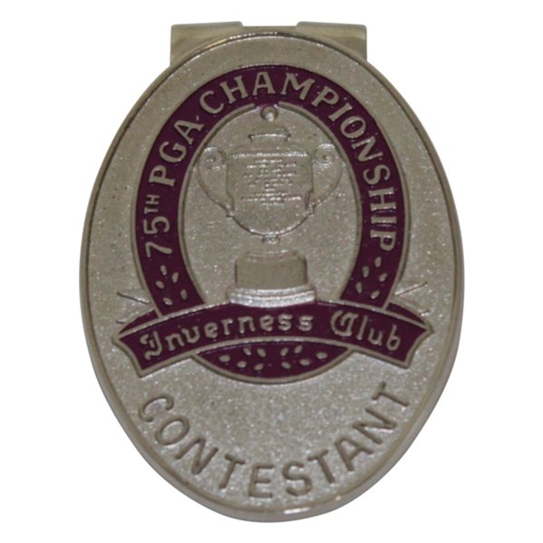 Payne Stewart's 1993 PGA Championship at Inverness Contestant Badge/Clip