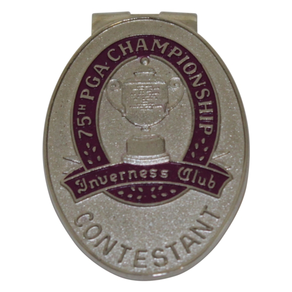 Payne Stewarts 1993 PGA Championship at Inverness Contestant Badge/Clip