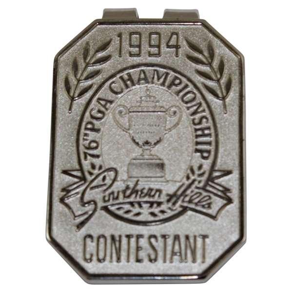 Payne Stewarts 1994 PGA Championship at Southern Hills Contestant Badge/Clip