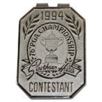 Payne Stewarts 1994 PGA Championship at Southern Hills Contestant Badge/Clip