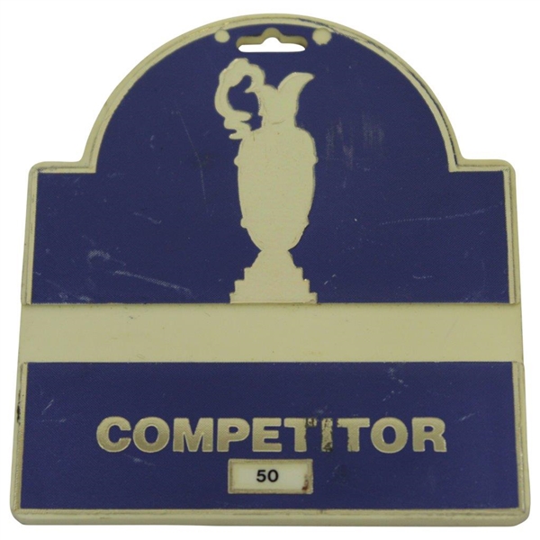 Payne Stewart's 1981 OPEN Championship at Royal St. Georges Contestant #50 Bag Tag