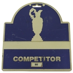 Payne Stewart's 1981 OPEN Championship at Royal St. Georges Contestant #50 Bag Tag