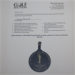 Payne Stewart's 1996 OPEN Championship at Royal Lytham & St Annes Contestant Bag Tag