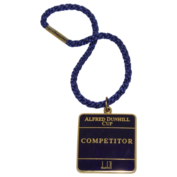 Payne Stewarts Alfred Dunhill Cup Competitor Badge