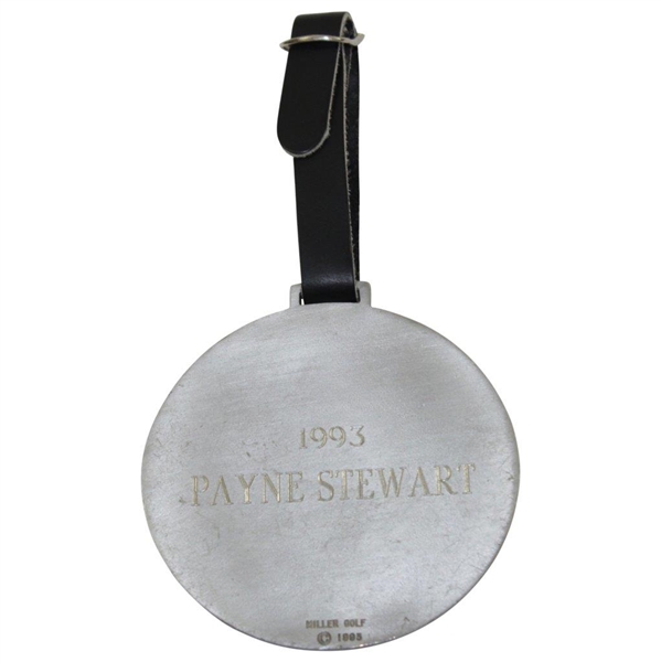 Champion Payne Stewart's 1993 The Skins Game Bighorn Contestant Metal Bag Tag