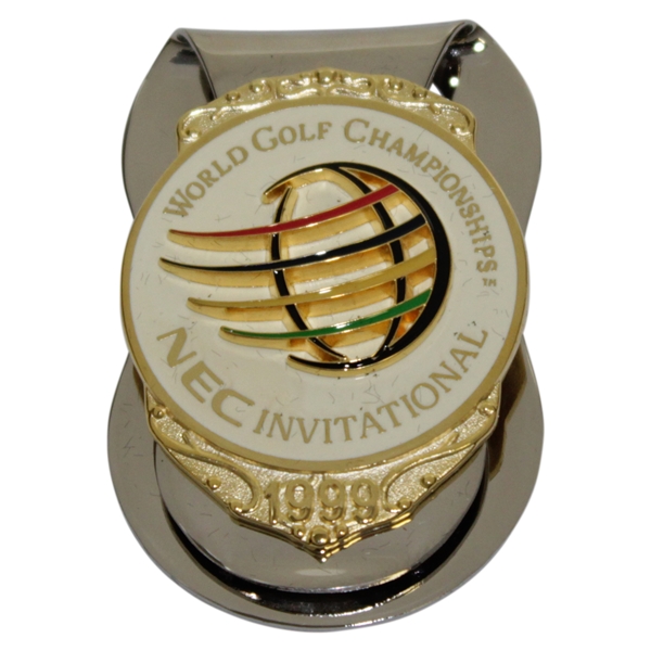 Payne Stewart's 1999 NEC Inv. World Golf Championships Contestant Badge/Clip
