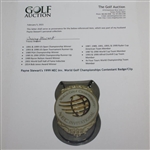 Payne Stewart's 1999 NEC Inv. World Golf Championships Contestant Badge/Clip