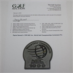 Payne Stewart's 1999 NEC Inv. World Golf Championships Contestant Pin
