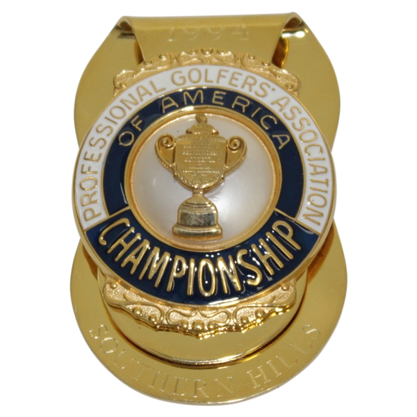 Payne Stewarts 1994 PGA Championship at Southern Hills Engraved Money Clip
