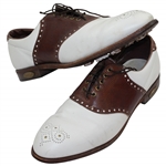 Payne Stewarts Personal Tournament Used FootJoy Golf Shoes  - Size 12C