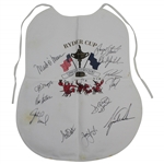 Payne Stewarts Personal 1999 Ryder Cup at Brookline Team USA Signed Lobster Bib JSA ALOA