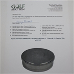 Payne Stewart's 1989 Nissan LA Open at Riviera CC Tiffany & Co. Pewter Dish with Lid