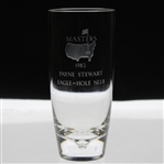 Payne Stewarts 1983 Masters Tournament Hole No. 8 Crystal Steuben Eagle Glass