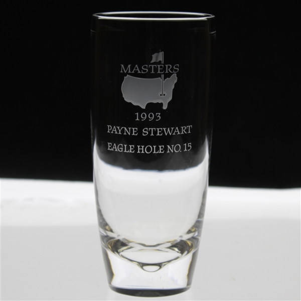 Payne Stewart's 1993 Masters Tournament Hole No. 15 Crystal Steuben Eagle Glass