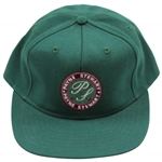 Payne Stewart Personal PS Crossed Clubs Logo Fitted Hat - Dk Green with Red/Green