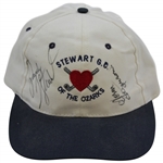 Payne Stewart & Father-In-Law Signed Personal Stewart G.C. of the Ozarks Hat JSA ALOA