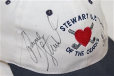 Payne Stewart & Father-In-Law Signed Personal 'Stewart G.C. of the Ozarks' Hat JSA ALOA