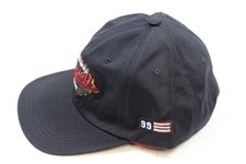 Payne Stewart's Personal 1999 US Open at Pinehurst #2 Navy Hat with Red Script