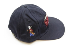 Payne Stewart's Personal 1999 US Open at Pinehurst #2 Navy Hat with Red Script
