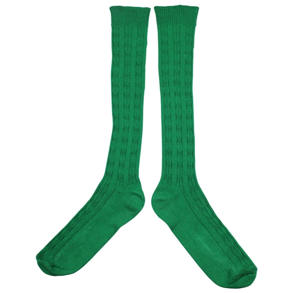 Payne Stewarts Personal Tournament Worn Socks - Green