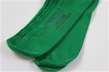 Payne Stewart's Personal Tournament Worn Socks - Green
