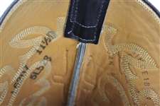 Payne Stewart's Personal Lucchese Handmade Full Quill Ostrich Western Boots - Size 11 1/2