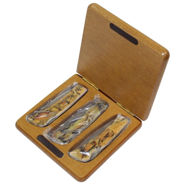 Payne Stewart's 1991 G.G.O. KMart Set of Three Decorative Knives in Box - Unopened