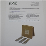 Payne Stewart's 1991 G.G.O. KMart Set of Three Decorative Knives in Box - Unopened